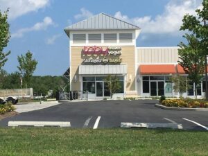 Baltimore-Canvas-awnings-Shopping-center-standing-seams-Maryland