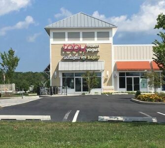 Baltimore-Canvas-awnings-Shopping-center-standing-seams-Maryland
