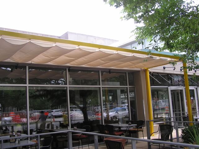 retractable shades Baltimore Canvas manufacturer awnings
