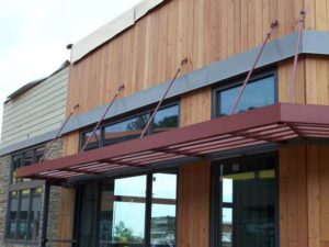 Mapes Metal Canopies- Baltimore Canvas Mapes Dealer- manufacturer metal architectural canopies